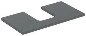 Blat pentru lavoar Geberit One cu decupaj in mijloc 75 cm lava mat