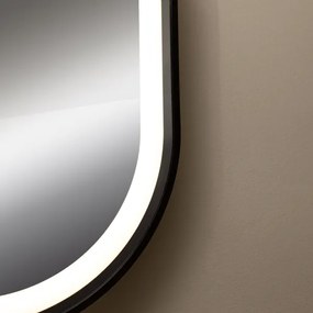 Oglindă LED retroiluminată pentru baie Zuma Line D2383 24W/230V 3000/4000/6000K IP44 negru