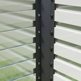 Outsunny Jardinieră ridicată galvanizată dreptunghiulară pentru exterior - fund deschis - 160 x 80 x 60 cm, gri | Aosom Romania