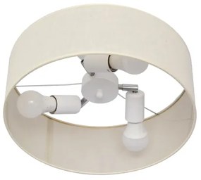Lustră pe tijă ALBA 3xE27/15W/230V crem