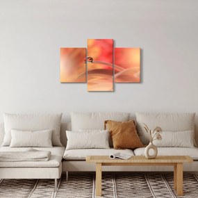 Tablou picăturii de rouă pe floare (90x60 cm)