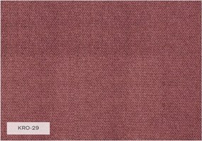 Colțar roz extensibil cu tapițerie din catifea (cu colț pe partea dreaptă) Lofty Lilly – Miuform