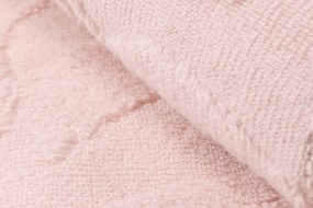 Set 2 Prosoape de Baie / Fata Estela, 50x90 cm, 100% Micro Bumbac, 450 gsm, Roz Pudra