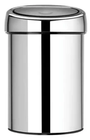 Coș de gunoi Brabantia Touch Bin 3L, Brilliant Steel 647210