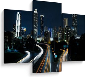 Tabloul metropolei nocturne (90x60 cm)