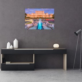 Tablou pe sticlă - București, România (70x50 cm)