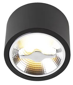 Spot modern de plafon negru AR111 cu LED inclus - Expert