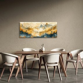 Tablou - Munți, acuarelă (120x50 cm)