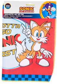 Sonic Ariciul Gotta Go prosop de mână, prosop de față, prosop 40x30 cm