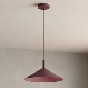 Lustră pe cablu ANEGA, 1x soclu GX53, 15 W, 230 V, diametru 30 cm, burgund