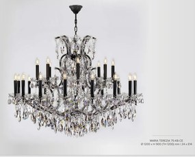 Candelabru Cristal Bohemia Exclusive 24 brate MARIA TEREZIA 75