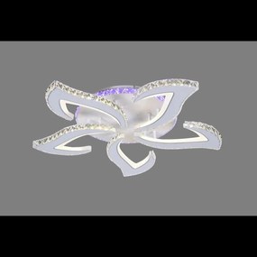 Lustra LED Cu Telecomanda, Elit's Cristal, wifi 2.4G lumina/rece/calda/neutra intensitate reglabila,178 W