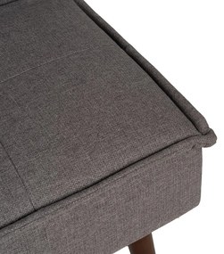 Canapea gri extensibilă cu tapițerie din chenille 181 cm – Ixia