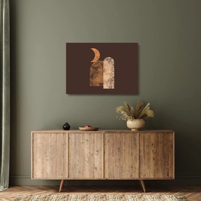 Tablou pe sticlă - Arce portocalii N⁰2 (70x50 cm)