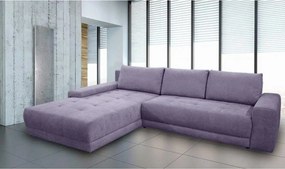 Coltar extensibil ADRIA, universal, stofa catifelata mov lila - Monoli