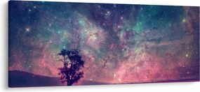 Tablou - Cer de noapte din alta dimensie (120x50 cm)