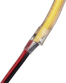 Banda LED COB Free Cut Gel Free GTV pentru mobilier, lumina rece, 528 LED m, 740 lm m, 12V, IP20, 5 m Alb rece, 11 W m, 12 V, LED Cob, 740 lm m, 8