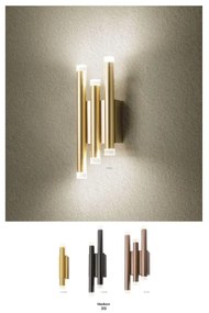 Aplică LED Redo 01-2038 MADISON 6xLED/4W/230V negru