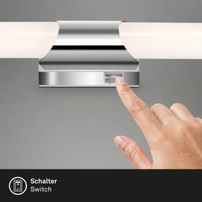Aplică LED pentru baie SPLASH LED/11W/230V IP44 Briloner 2111-118