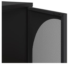 Comodă neagră 160x90 cm Tayra – Marckeric