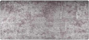 vidaXL Covor lavabil, gri, 80x300 cm