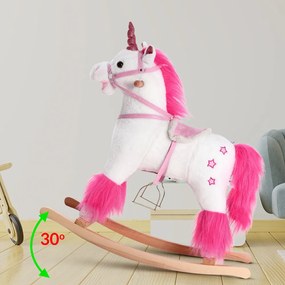 Deuba Unicorn balansoar pentru copii cu funcție de sunet