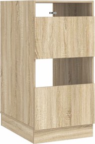 vidaXL Dulap de rufe cu ușă Sonoma 50 x 68 x 102 cm Lemn compozit