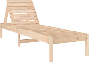 vidaXL Șezlong, 199,5x60x74 cm, lemn masiv de pin