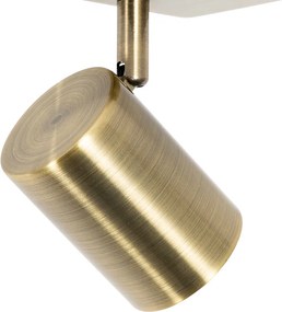 Spot modern bronz reglabil pătrat - Jeana