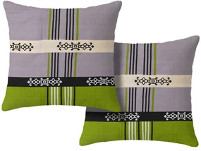 Set 2 bucati fete de perna decorative DANIELA 45x45 cm, verde