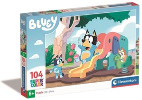 Bluey Playground Puzzle Clementoni de 104 piese