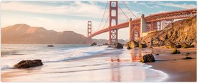 Tablou - Golden Gate Bridge (120x50 cm)
