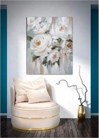 Tablou pictat manual 80x100 cm Flower – Mauro Ferretti