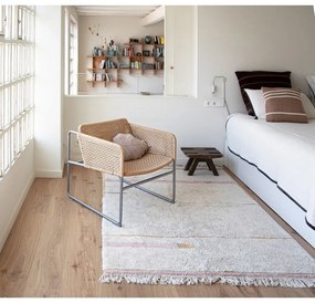 Covor roz/crem lavabil/țesut manual din bumbac 140x200 cm Lanes Vintage Nude – Lorena Canals