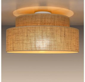 Plafonieră BOHO 1xE27/60W/230V bej