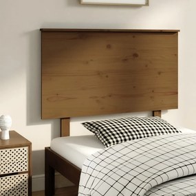 vidaXL Tăblie de pat, maro miere, 104x6x82,5 cm, lemn masiv de pin
