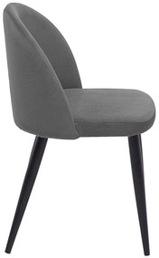 Set 2 buc. scaune pentru sufragerie Visla (gri). 1009935