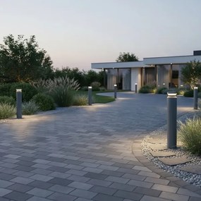 Lampă LED de exterior Ideal Lux BOEING LED/14W/230V d. 70 cm IP65 antracit