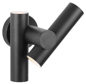 LED Aplica de perete exterior 2xLED/3W/230V 4000K IP44 negru