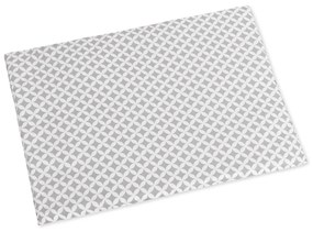 Pernă pentru pătuț pentru bebeluș BellatexDreptunghiuri gri, 43 x 32 cm