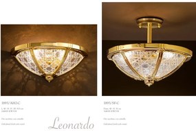 Candelabru 3 brate elegant LUX realizat manual Leonardo