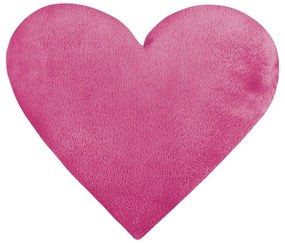 Pernă în formă aparte Bellatex HEART roz, 42 x 48 cm