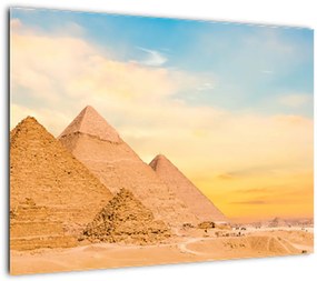Tablou cu piramidele din Egipt (70x50 cm)