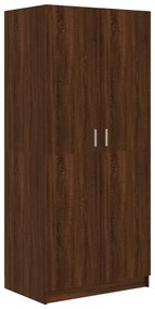 815353 vidaXL Șifonier, stejar maro, 80x52x180 cm, lemn prelucrat