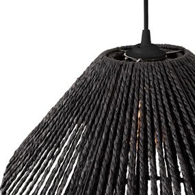 Lustra stil modern natural Amalfi II negru