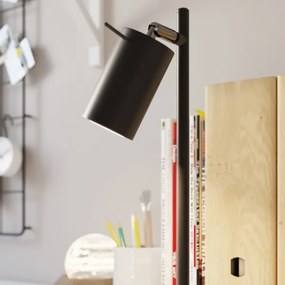 Lampă de masă RING 1xGU10/40W/230V neagră Sollux SL.1091