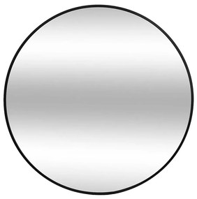 Oglindă de perete Atmosphera ALICE d. 70 cm negru