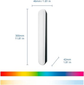 Philips - Set de 2 corpuri LED SMART GRADIENT RGBIC, dimabile, 8W/230V, Wi‑Fi