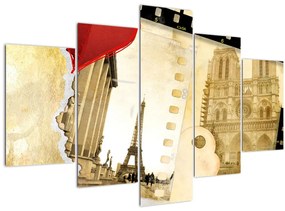 Tablou - Amintiri din Paris (150x105 cm)