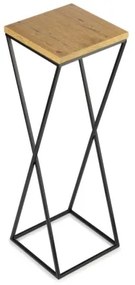 Suport flori 70x24 cm negru/maro